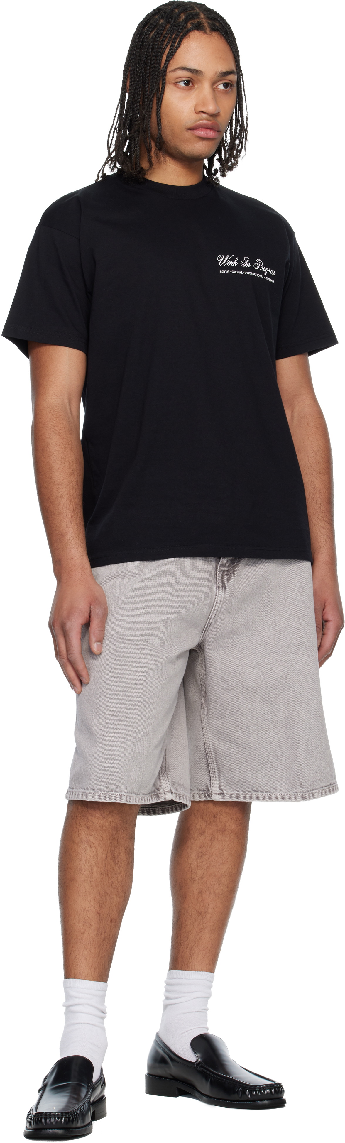 Carhartt Work In Progress Black Cloud Heart T-shirt