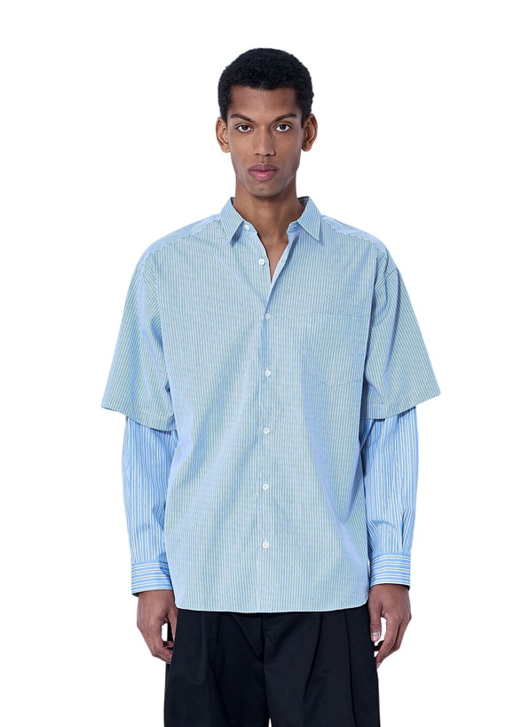 Photo: Comme des Garçons Homme Layered Stripe Shirt