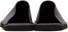 Needles Black Suicoke Edition Lipper Slippers