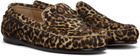 A.P.C. Black & Tan Swan Loafers