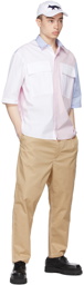 Maison Kitsuné Multicolor Large Pockets Short Sleeve Shirt