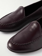 Officine Générale - Nino Leather Loafers - Brown