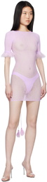Poster Girl Purple Vanderpool Minidress