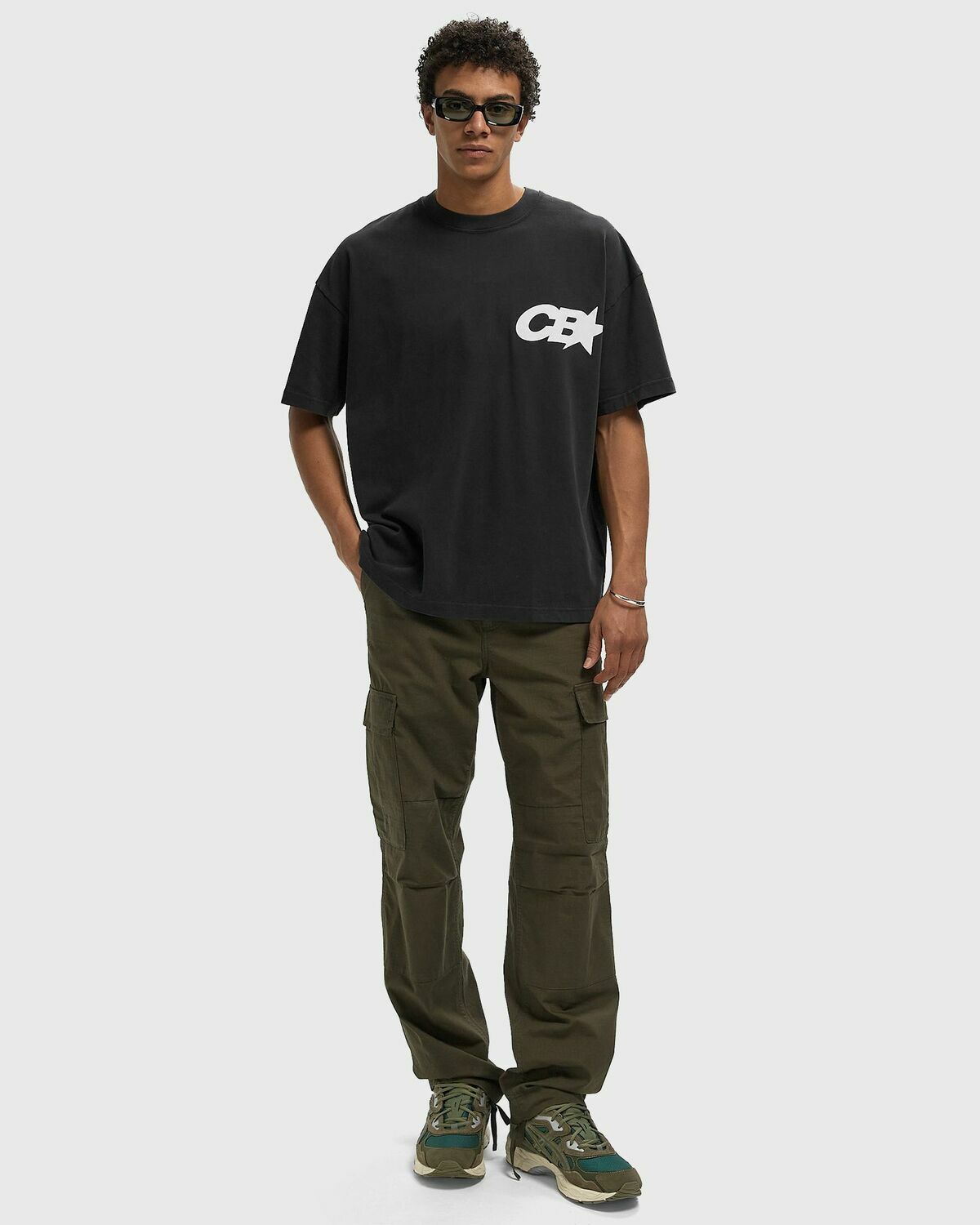 Cole Buxton CB STAR RACING TEE Black Mens Shortsleefe