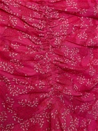MARANT ETOILE Ilanka Floral Cotton Mini Halter Dress