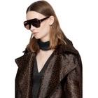 Gucci Brown Shield Sunglasses