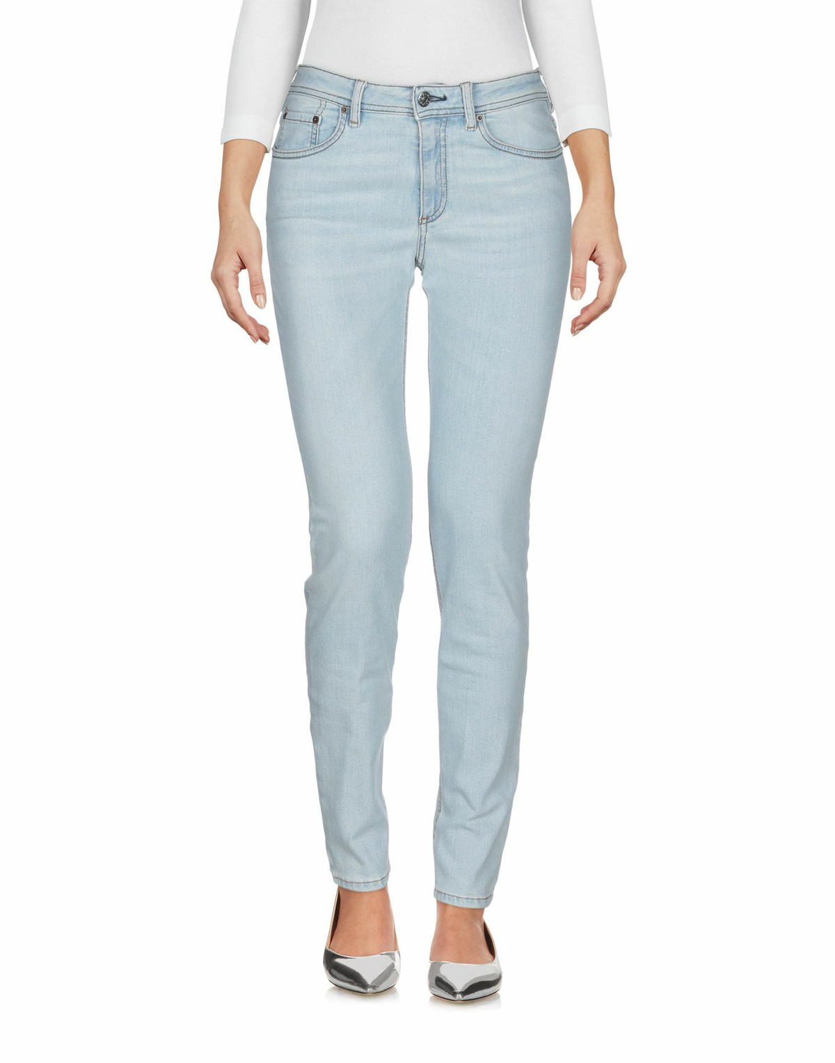 Acne Studios Blå Konst Womens Jeans in Blue