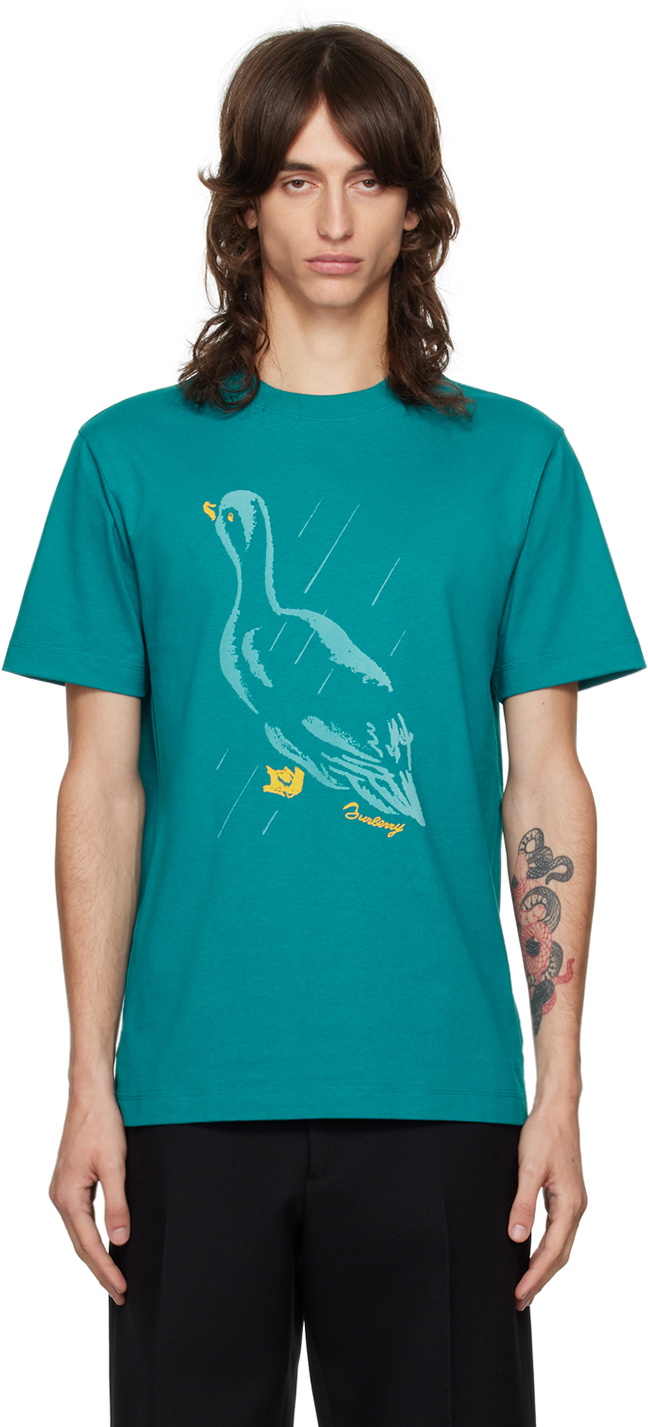 【関税込み】Burberry ブルー Duck Tシャツ blue-duck-t-shirt.jpg