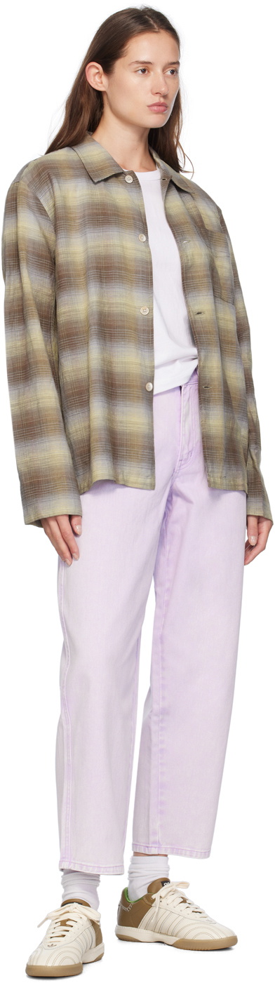 Dime Purple Classic Baggy Jeans Dime