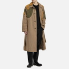 Craig Green Men's Utility Patch Trench Coat in Beige