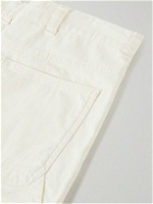 Saturdays NYC - Morris Straight-Leg Cotton-Blend Twill Trousers - Neutrals
