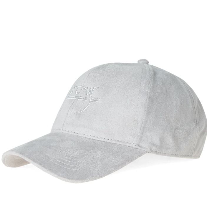 Photo: A-COLD-WALL* Embroidered Logo Suede Cap White