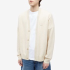 Acne Studios Men's Keve Face Cardigan in Oatmeal Melange