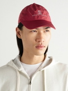 Brunello Cucinelli - Logo-Embroidered Cotton-Twill Baseball Cap - Red