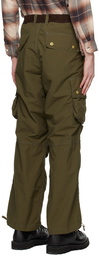 Barbour Khaki and wander Edition Splits Cargo Pants