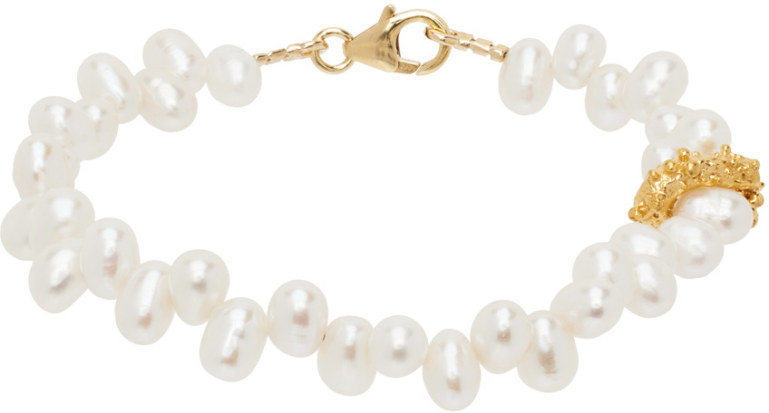 Alighieri Gold & White 'The Calliope' Bracelet