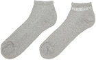 Burberry Grey Rib Intarsia Socks