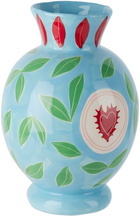 Laetitia Rouget Blue 'Mother Nature' Vase