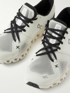 ON - Cloud X3 Rubber-Trimmed Mesh Running Sneakers - White