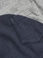 BLUE BLUE JAPAN - Printed Cotton-Jersey T-Shirt - Gray