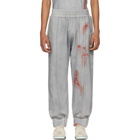 A-Cold-Wall* Grey and Red T2 Sweatpants