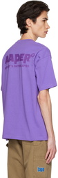 AAPE by A Bathing Ape Purple Printed T-Shirt