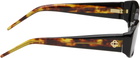 Casablanca Black & Brown Slim Sunglasses