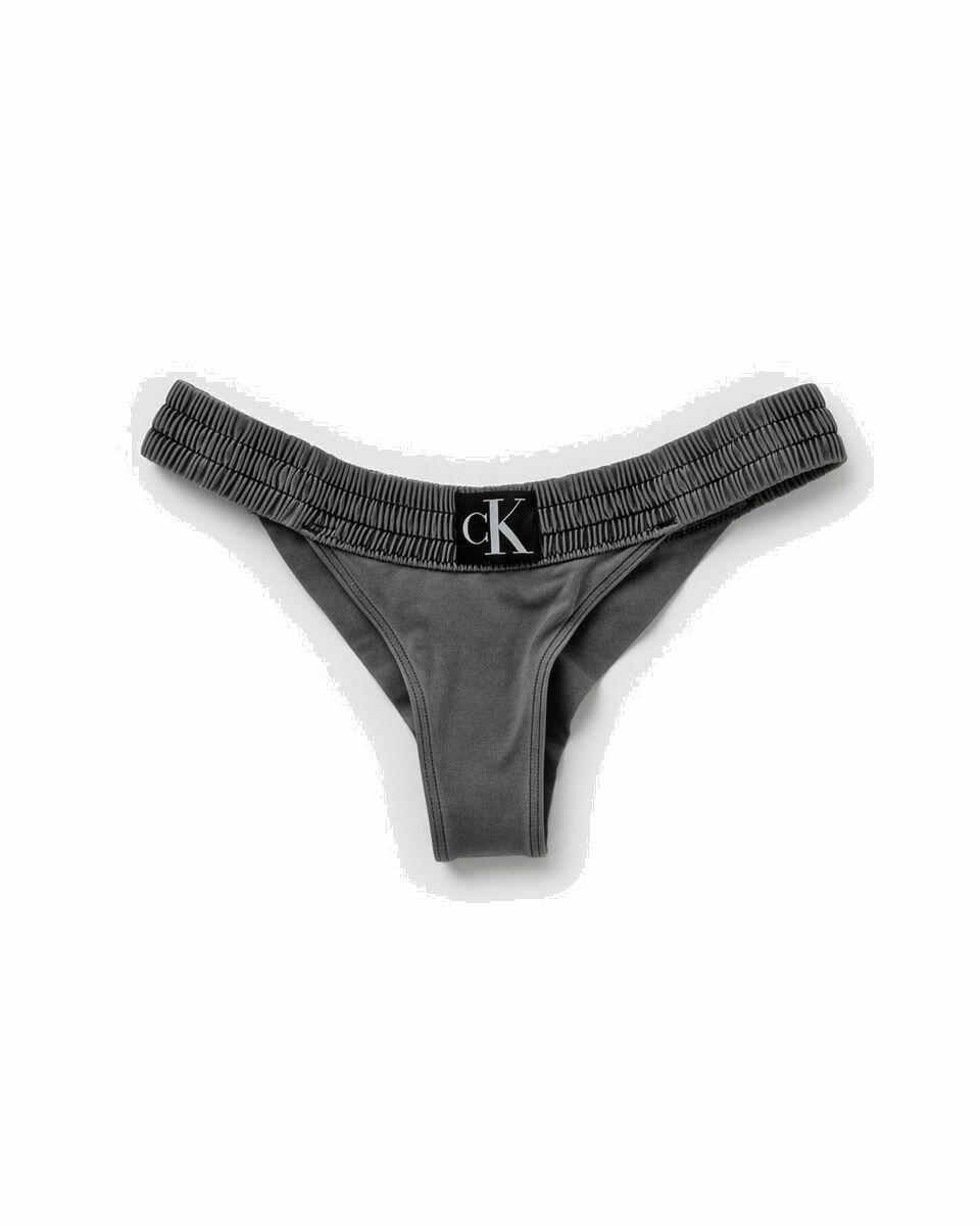 Calvin Klein Underwear Wmns Brazilian Grey - Womens - Swimwear