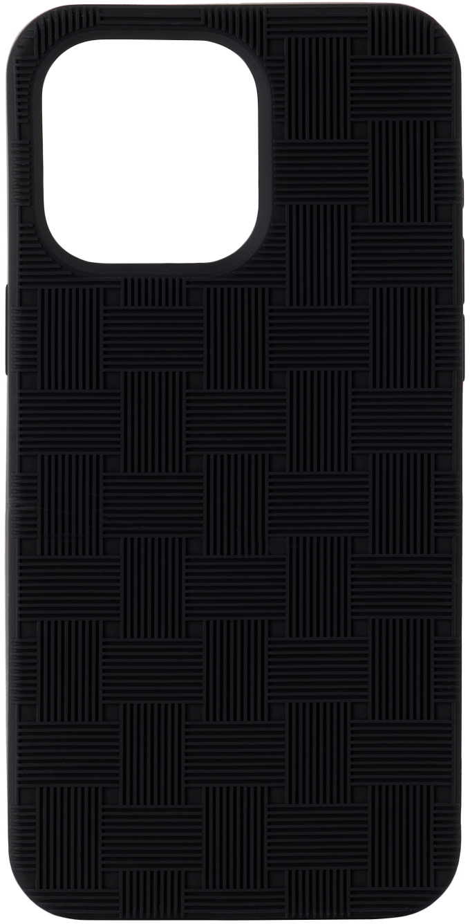 Bottega Veneta Black Intreccio iPhone 15 Pro Max Case