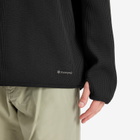 Snow Peak Men's Dry Waffle Hoodie in Black