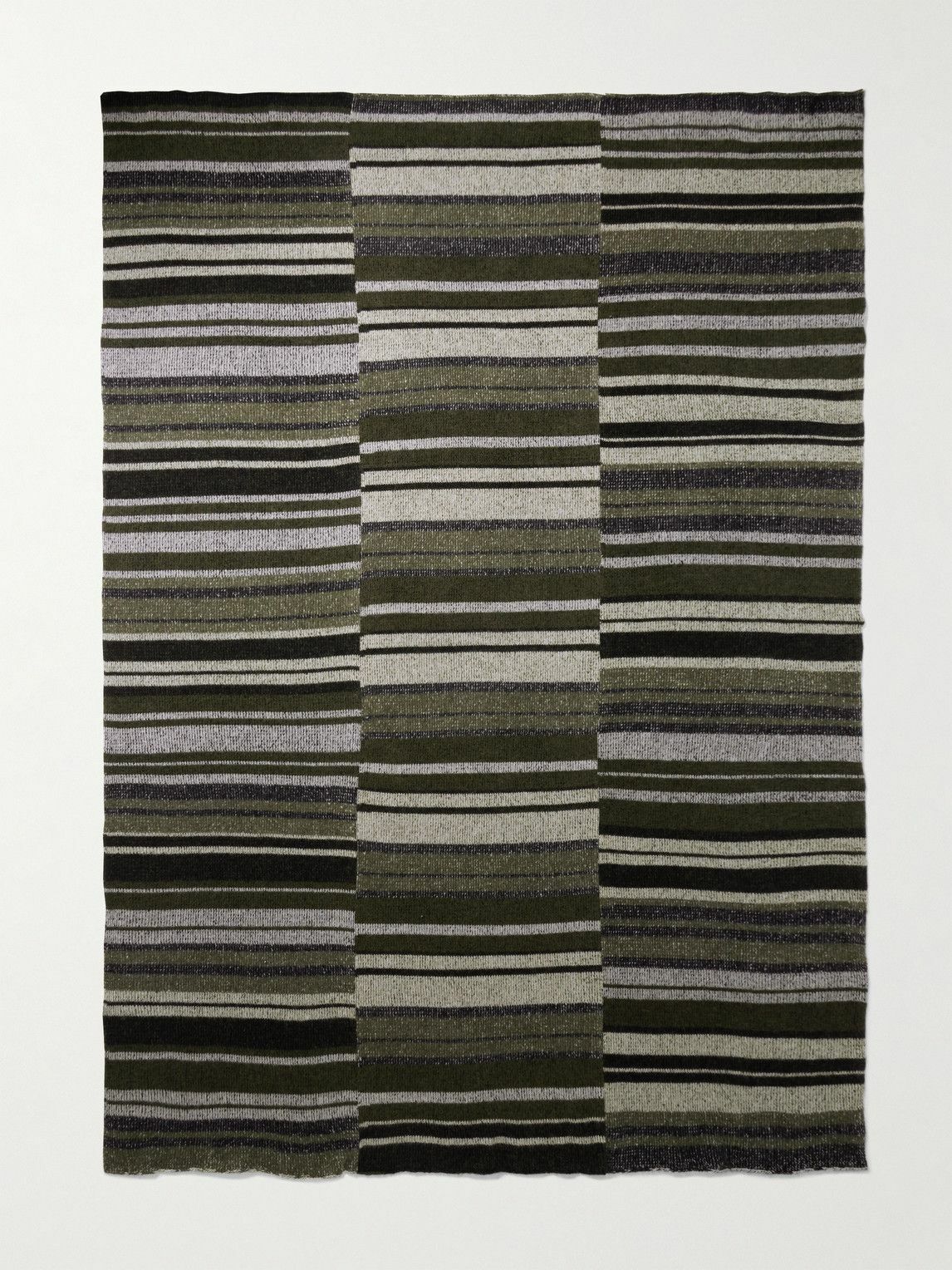 The Elder Statesman - Striped Cashmere Blanket