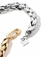 Lauren Rubinski 14K Yellow Gold Two-Tone Twist Chain Necklace