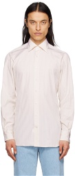 Husbands Off-White Pinstripe Shirt