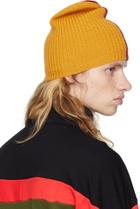 SPENCER BADU Red & Yellow Split Beanie