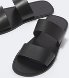 The Row Charlie leather sandals