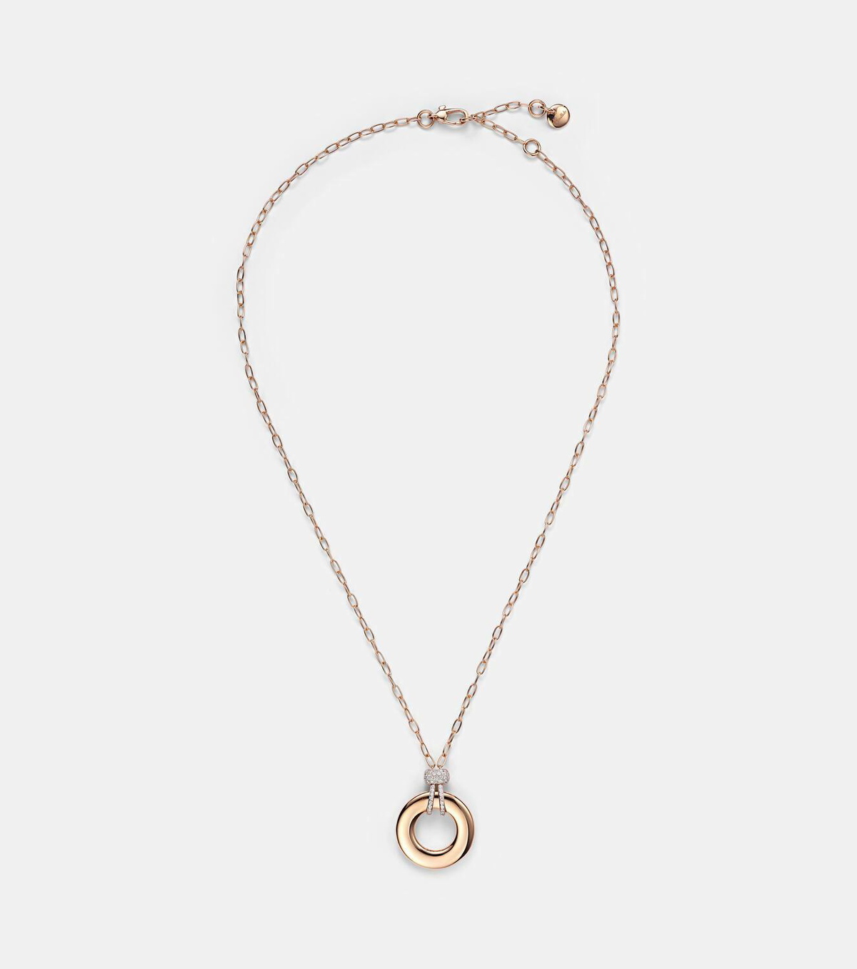 Pomellato Iconica 18kt rose gold pendant necklace with diamonds