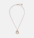 Pomellato Iconica 18kt rose gold pendant necklace with diamonds