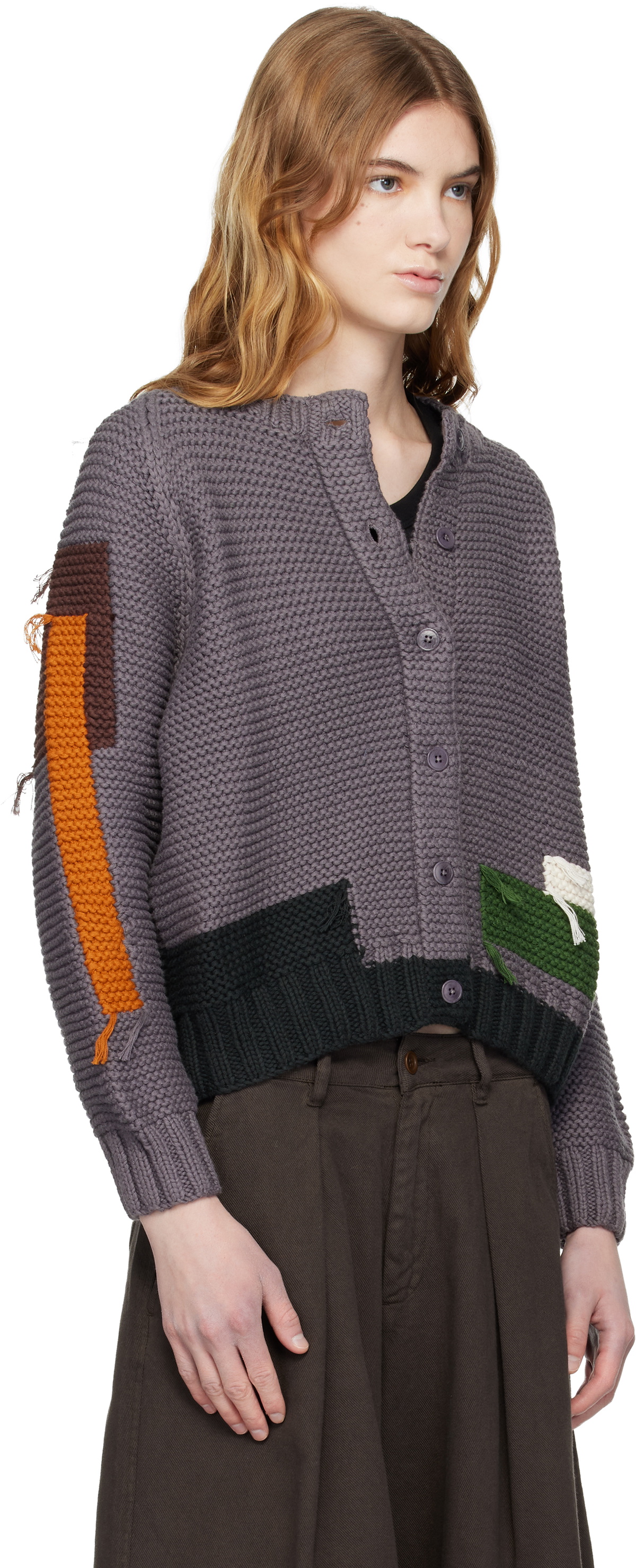 YMC Gray Atomic Cardigan