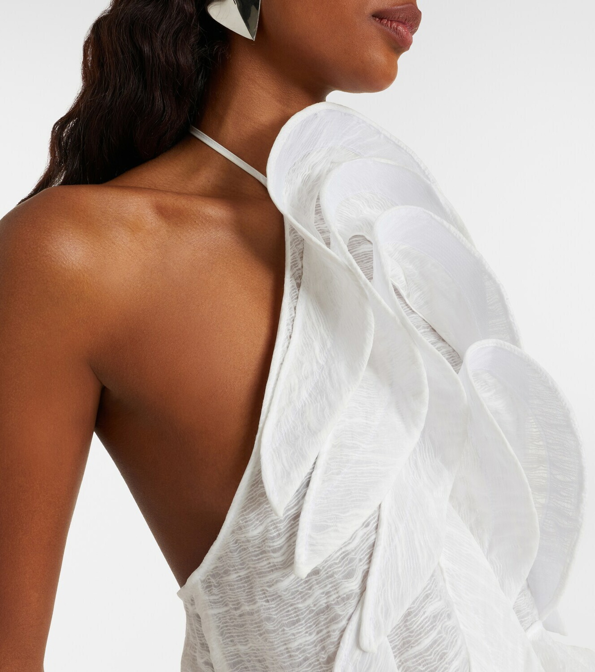 Maticevski Étoile Wave ruffled top