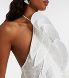Maticevski Étoile Wave ruffled top