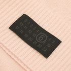 MM6 Maison Margiela Women's Balaclava with Patches in Rose Pink 