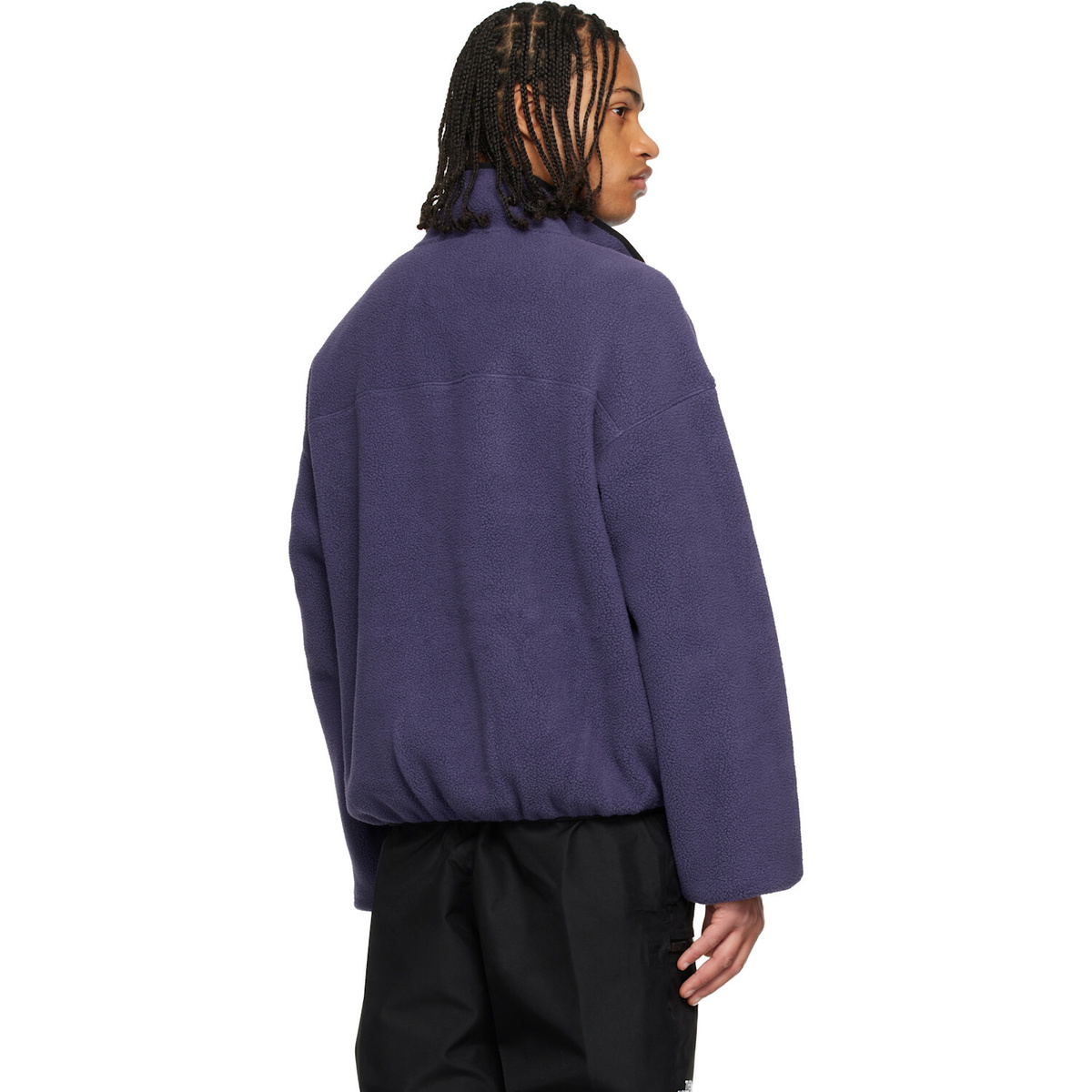 The North Face Purple TNF Red Box 1/2 Zip Fleece Jacket