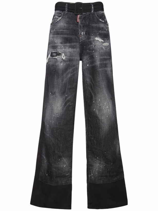 Photo: DSQUARED2 Hybrid Traveler Denim Hybrid Wide Jeans