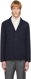 Barena Navy Overshirt Blazer