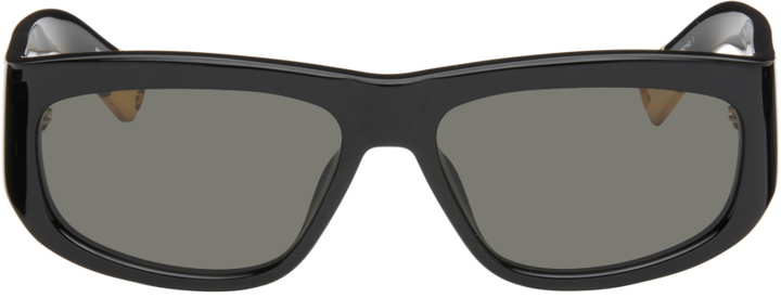 Photo: JACQUEMUS Black 'Les Lunettes Pilota' Sunglasses