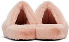 Versace Pink 'La Medusa' Slippers