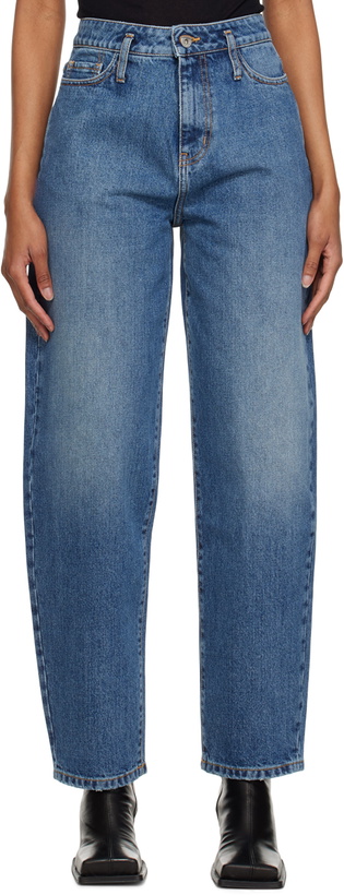 Photo: HALFBOY Blue Oversized Jeans