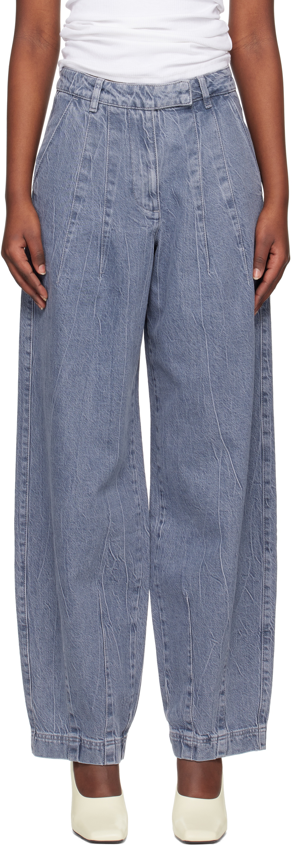 REMAIN Birger Christensen Blue Cocoon Jeans