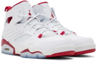 Nike Jordan White & Red Flight Club '91 Sneakers