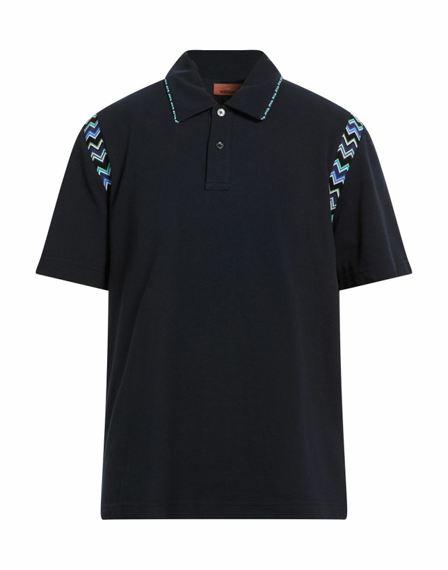 Photo: Missoni Mens Polo shirt in Black